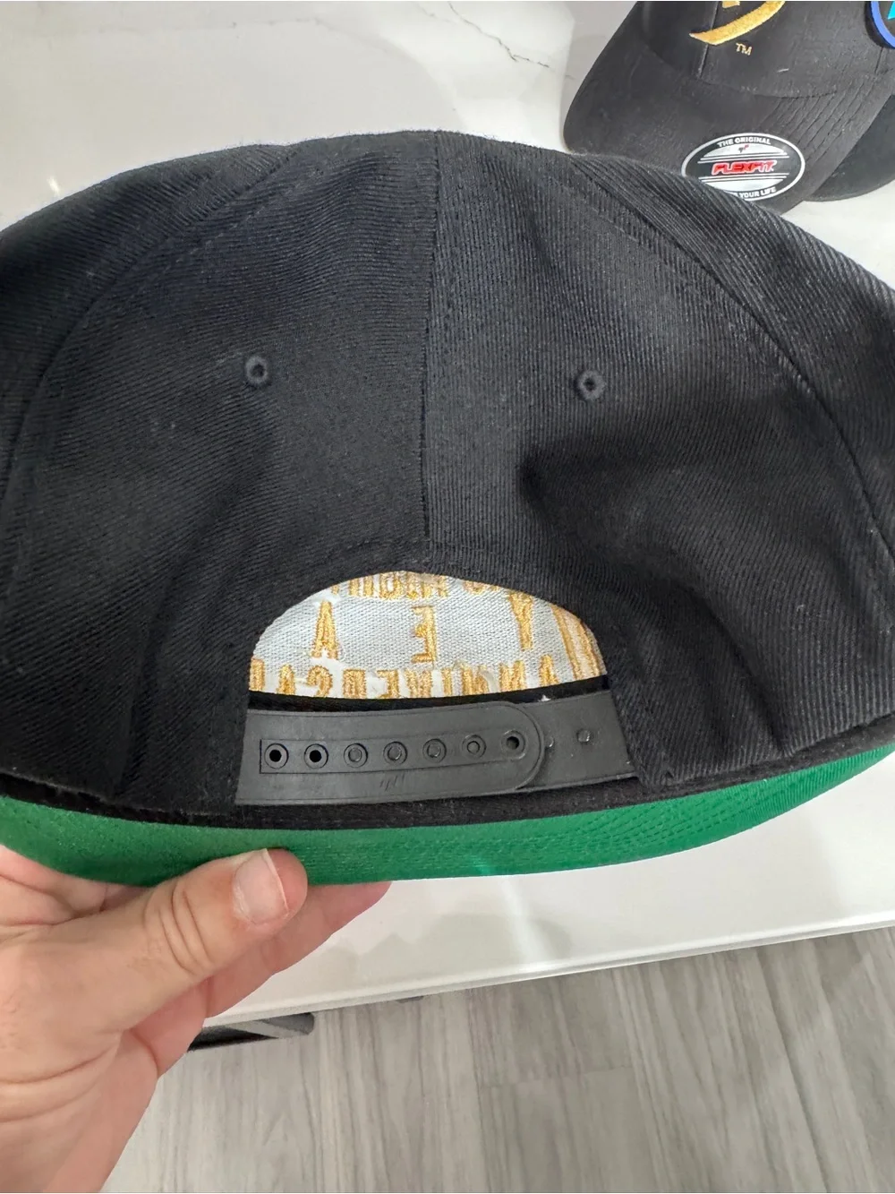 Snapback Hat - Black/Gold